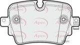 APEC Rear Brake Pads PAD1967