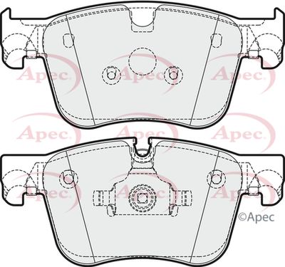APEC Front Brake Pads PAD1972