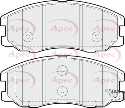 APEC Front Brake Pads PAD1574