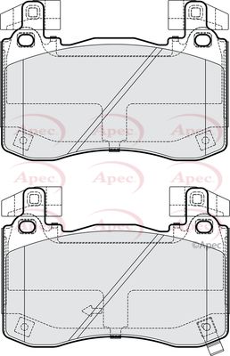 APEC Front Brake Pads PAD2260