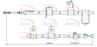 APEC Brake Cable CAB1690