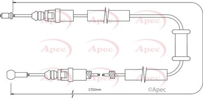 APEC Brake Cable CAB1479