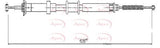 APEC Brake Cable CAB1602
