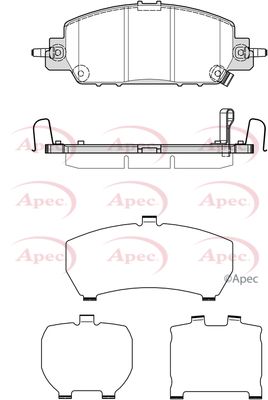 APEC Front Brake Pads PAD2402
