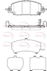 APEC Front Brake Pads PAD2402