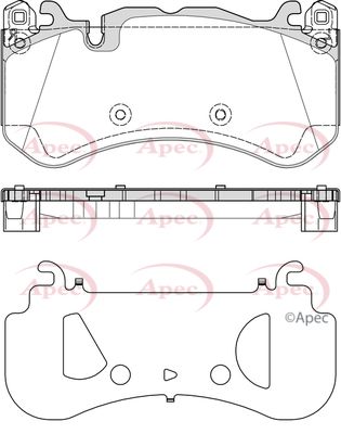 APEC Front Brake Pads PAD2361