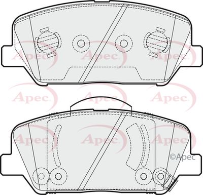 APEC Front Brake Pads PAD1980