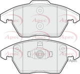 APEC Front Brake Pads PAD1398
