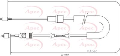 APEC Brake Cable CAB1376