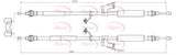 APEC Brake Cable CAB1741
