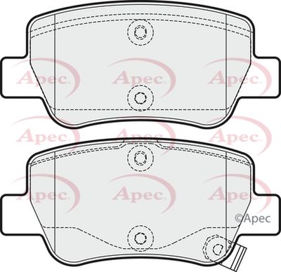 APEC Rear Brake Pads PAD1723