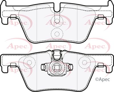 APEC Rear Brake Pads PAD1850