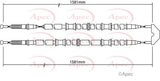 APEC Brake Cable CAB1456