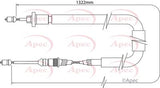APEC Brake Cable CAB1544