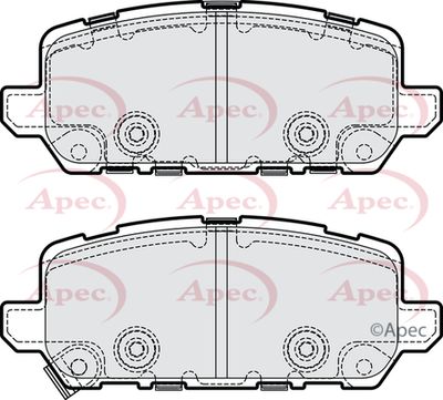 APEC Rear Brake Pads PAD2225