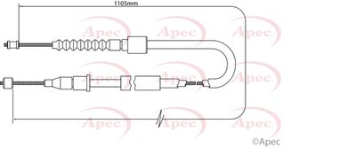 APEC Brake Cable CAB1469
