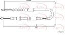 APEC Brake Cable CAB1469