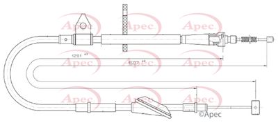 APEC Brake Cable CAB1449