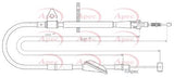 APEC Brake Cable CAB1449