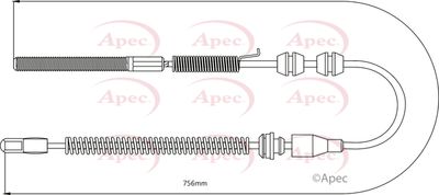 APEC Brake Cable CAB1486