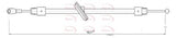 APEC Brake Cable CAB1601