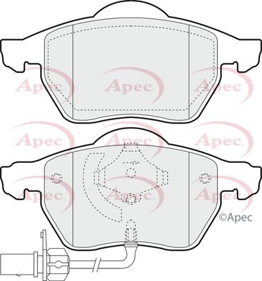 APEC Front Brake Pads PAD1234