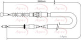 APEC Brake Cable CAB1047