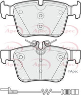APEC Rear Brake Pads PAD2031