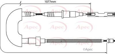 APEC Brake Cable CAB1010