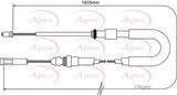 APEC Brake Cable CAB1052