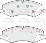 APEC Front Brake Pads PAD1836