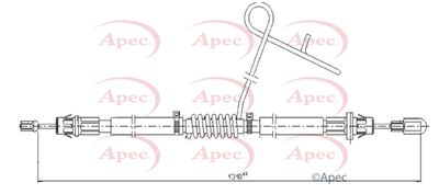 APEC Brake Cable CAB1612