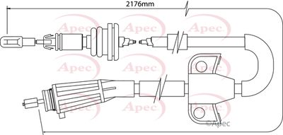 APEC Brake Cable CAB1513