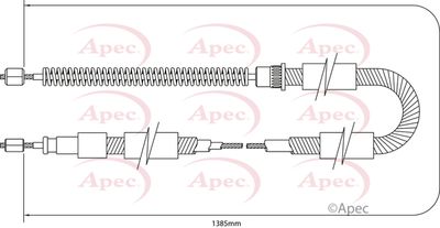 APEC Brake Cable CAB1327