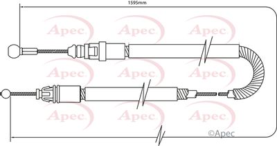 APEC Brake Cable CAB1492