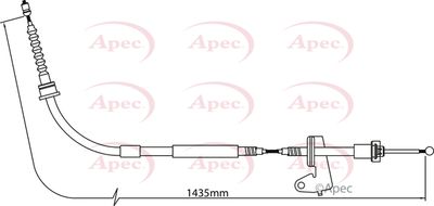 APEC Brake Cable CAB1297