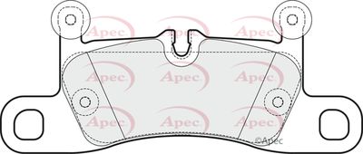 APEC Rear Brake Pads PAD1796