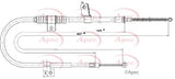 APEC Brake Cable Rear/Left CAB1779