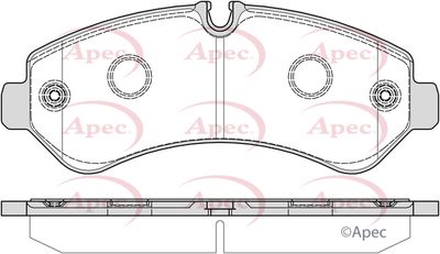 APEC Rear Brake Pads PAD2380