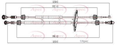 APEC Gear Control Cable CAB7030