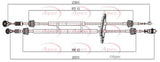 APEC Gear Control Cable CAB7030