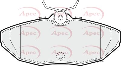 APEC Rear Brake Pads PAD1127