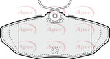 APEC Rear Brake Pads PAD1127