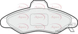 APEC Front Brake Pads PAD1021