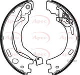 APEC Brake Shoes SHU724