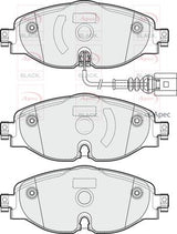 APEC Front Brake Pads PAD1902B