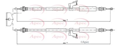 APEC Brake Cable CAB1620