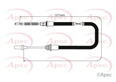 APEC Brake Cable CAB1543