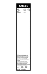 Bosch Aerotwin Flat Blade Set 575/400 339701400S