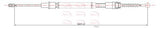 APEC Brake Cable CAB1603